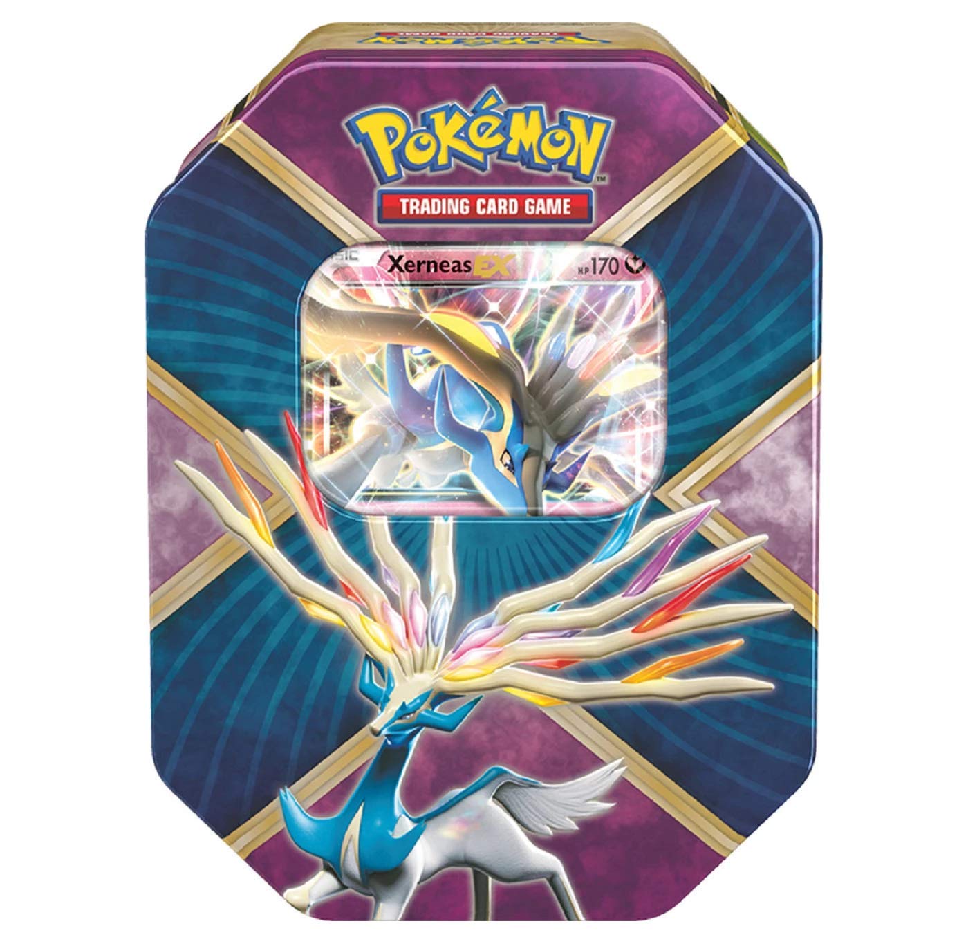 Pokemon TCG: Xerneas EX Pokemon Tin - Legends of Kalos Tin